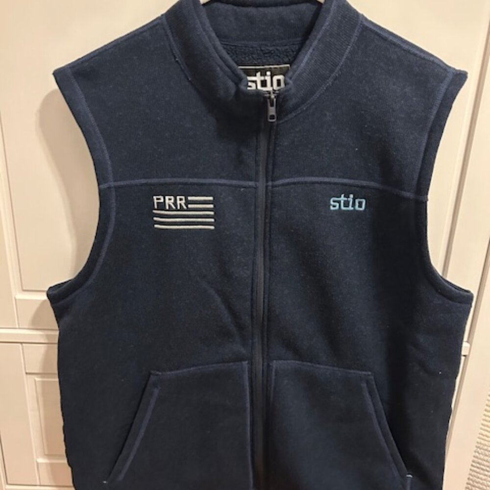 Men's Stio Mountain Shadow Wilcox Fleece Vest - Size Large